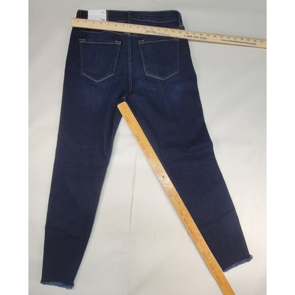 KanCan The Jordan Jean High Rise Ankle Skinny Jeans Dark Blue Womens Size11/ 29 - Picture 9 of 9